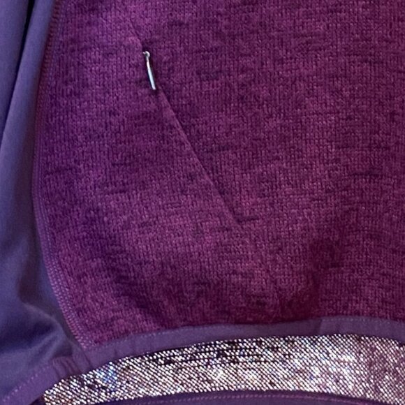 Columbia Omni-Heat Reflective ¼ Zip Pullover Purple Wicking Gorpcore Hiking-XL - Picture 5 of 13